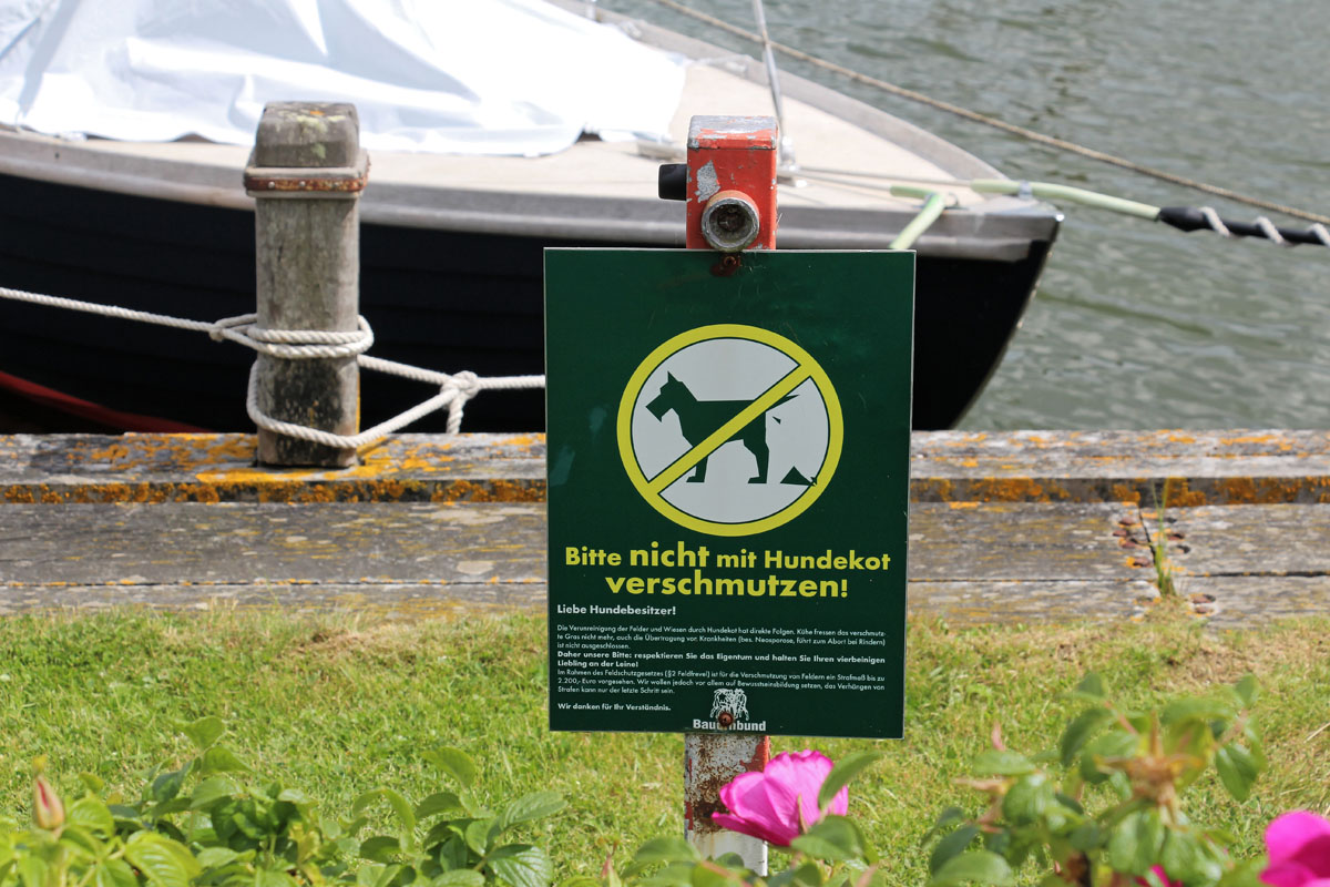 «Bitte nicht mit Hundekot verschmutzen», Hinweisschild, Warnschild, Hundebesitzer, Grünanlage, Piktogramm