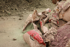 Kräuterreste, Kompostierung, Papiersack, Papiersäcke