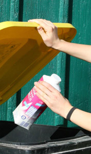 Entsorgung von Verkaufsverpackungen: Gelbe Tonne, Milchkarton, Tetra Pack