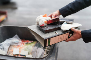 Restabfall, Restabfälle, Musikkassetten, Videokassetten, Stofftiere, Spielzeug, Aktenordner, Hygieneartikel, Damenbinde