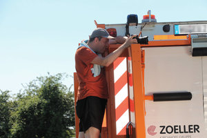 Öffentlichkeitsarbeit, Fotoshooting, Fotosession, Fotoaufnahmen, Fotograf, Spiegelreflexkamera, Fotokamera, Müllfahrzeug