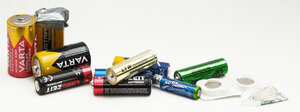 Batterien, Batterisammlung, Microbatterien, Mignonbatterien, Monobatterien, Problemabfall, Sondermüll