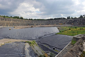 High-Tech-Deponie Abfallwirtschaftszentrum/Kreismülldeponie Wirmsthal: Abdichtung