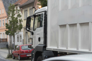 Müllfahrzeug, Hecklader, Mülllaster, Müllauto