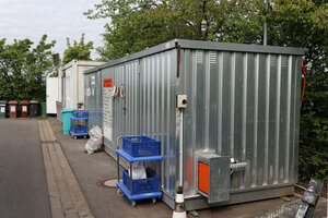 Problemabfallcontainer, Problemmüllcontainer, Wertstoffhof