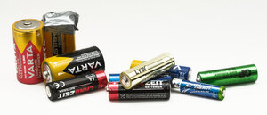 Batterien, Batterisammlung, Microbatterien, Mignonbatterien, Monobatterien,  Problemabfall, Sondermüll