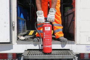 Feuerlöscher, mobile Problemmüllsammlung, Problemabfallsammlung, Sondermüllsammlung, Schadstoffmobil, Sondermüllmobil, Problemmüllmobil, Giftmobil