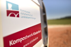 Corporate Design an einem LKW, Lastkraftwagen