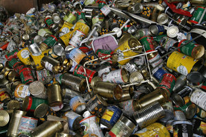 Metallverpackungen, Weißblech, Aluminium, Konservendosen, Fremdstoffe, Störstoffe